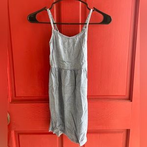 old navy girls blue denim dress
